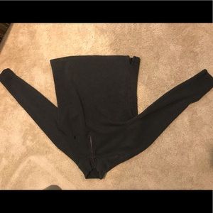 Men’s Polo 1/4 Zip Pullover Dark Grey Size: Medium